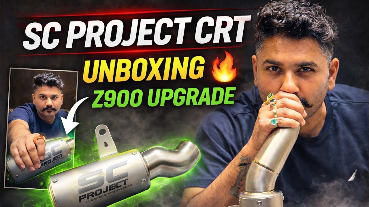 SC Project CRT Slip On Exhaust for Z900 2026 | Titanium Unboxing + First Look