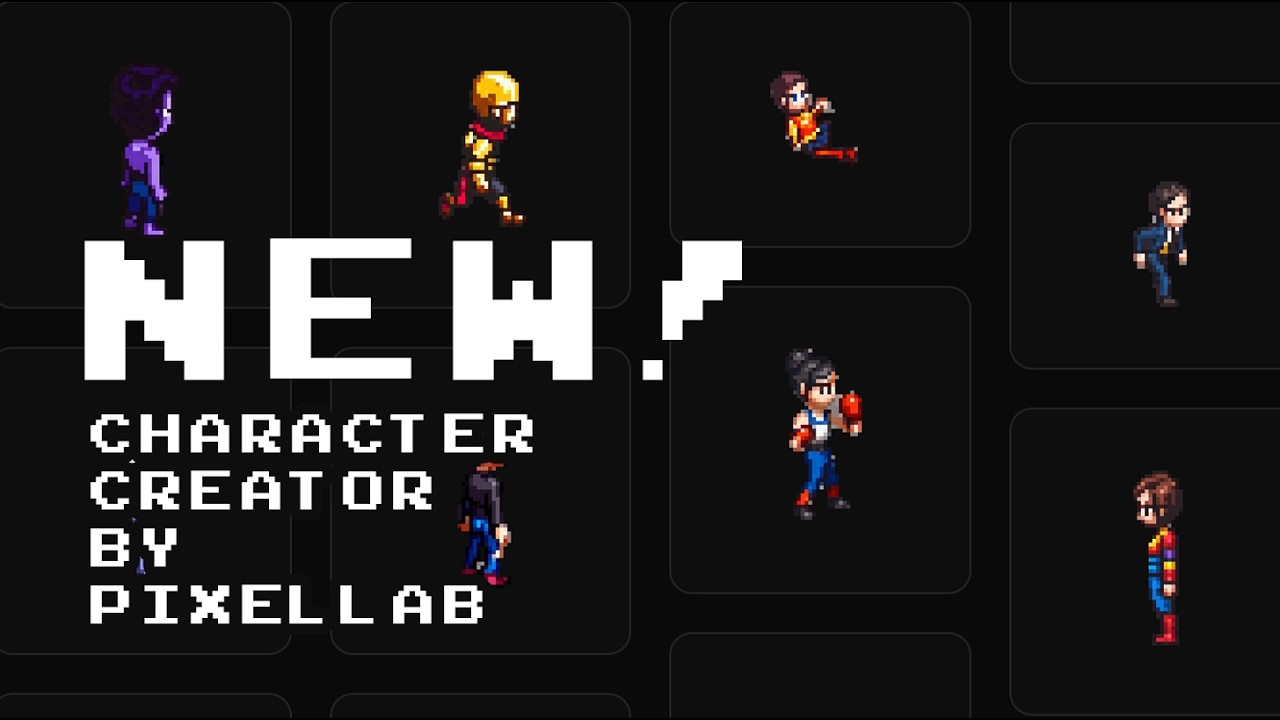 Tutorial: Generating pixel art characters and animations
