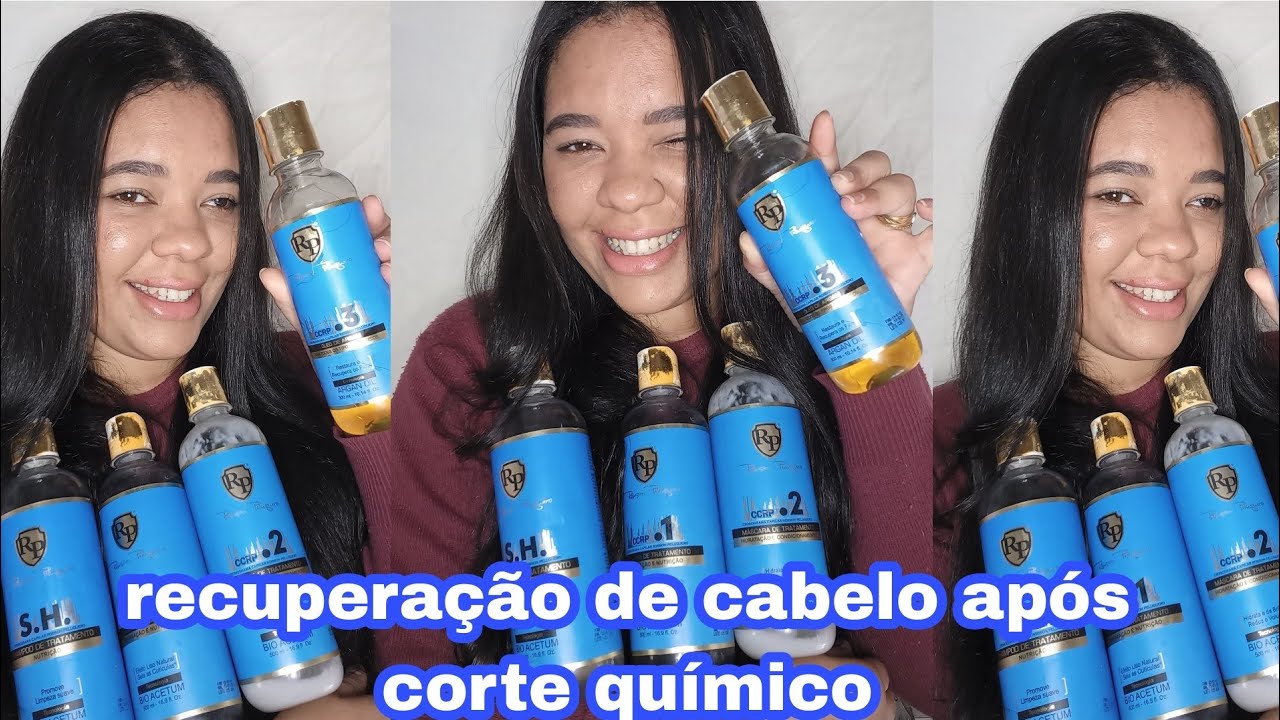 ROBSON PELUQUERO Kit CCRP Cronograma Capilar/ Recuperação capilar após corte químico