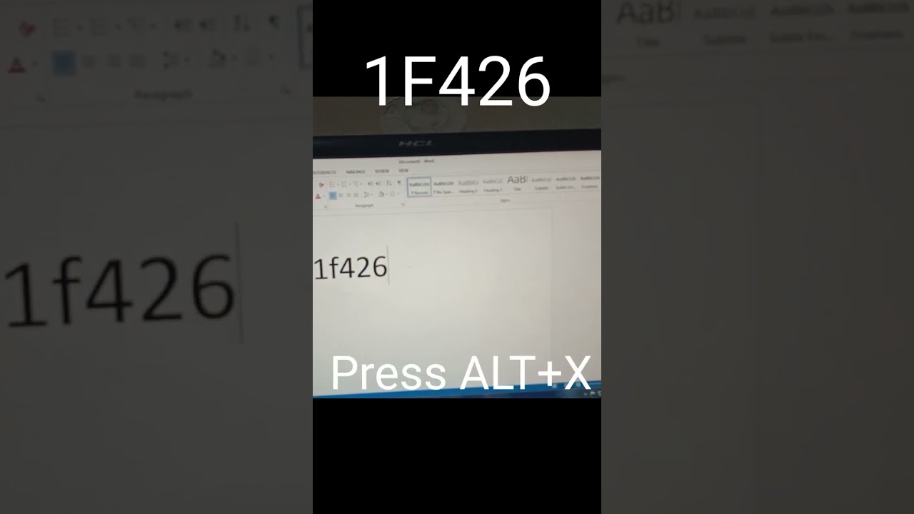 1F426 then Alt+X = 🐦🐦 #trending