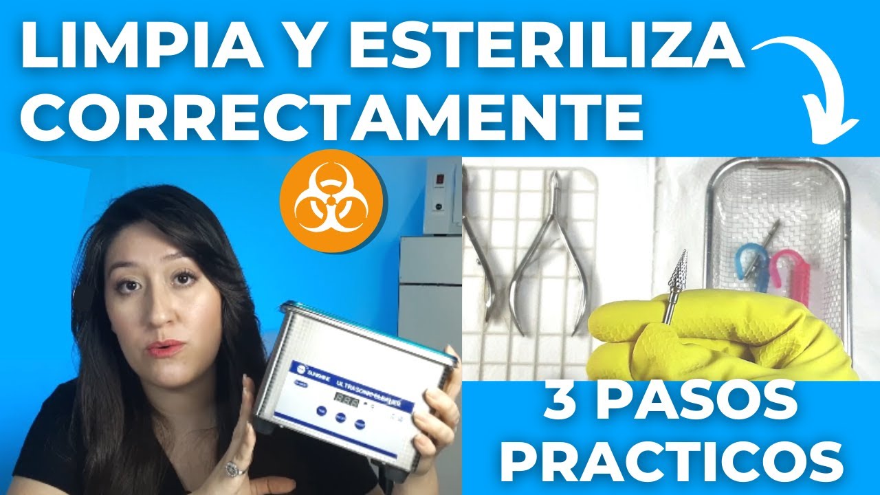 Como ESTERILIZAR DESINFECTAR☣️ herramientas manicura pedicura💅 -Pasos practicos -Esterilizador uñas