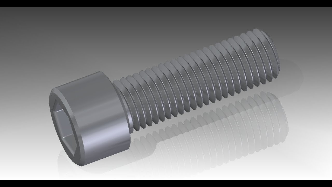 SOLID EDGE TUTORIAL 20: HOW TO MAKE A BOLT