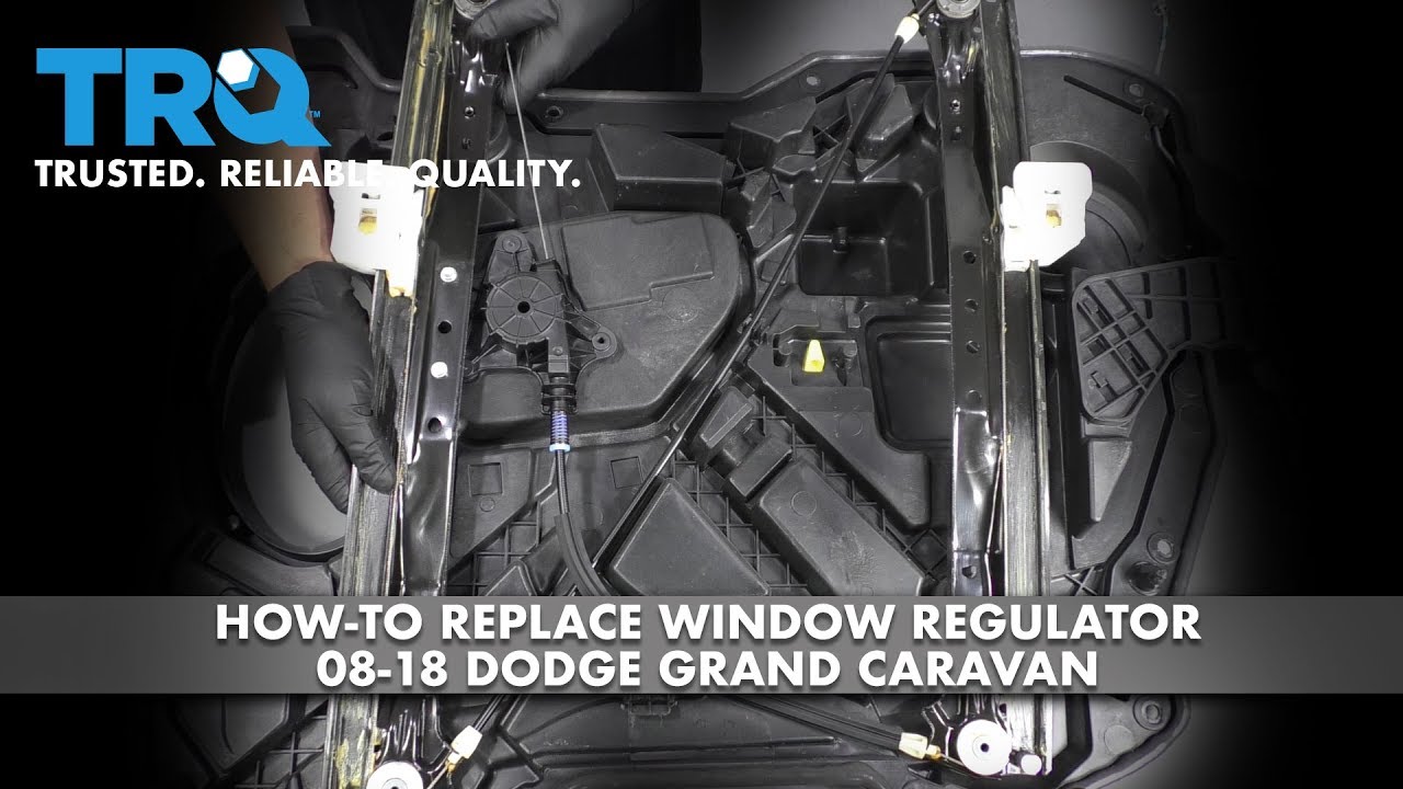 Как заменить стеклоподъемник Dodge Grand Caravan 08-18