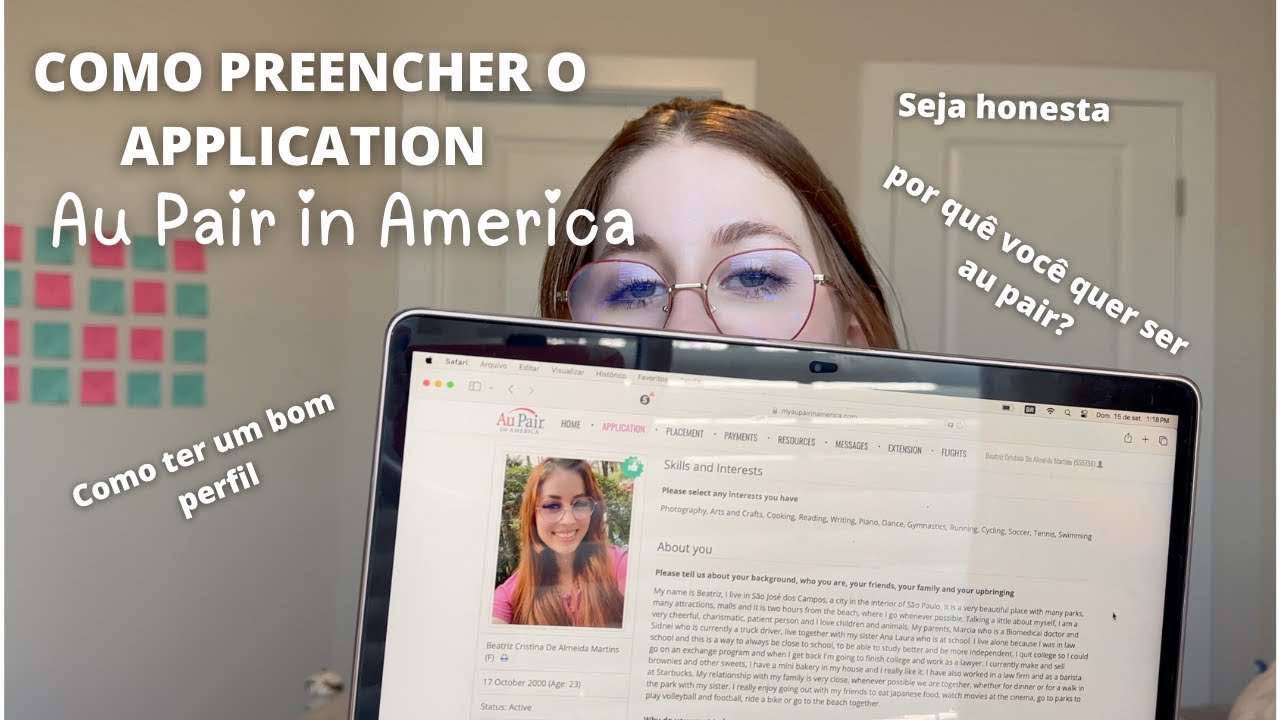 Como preencher o application Au Pair in America 🇺🇸