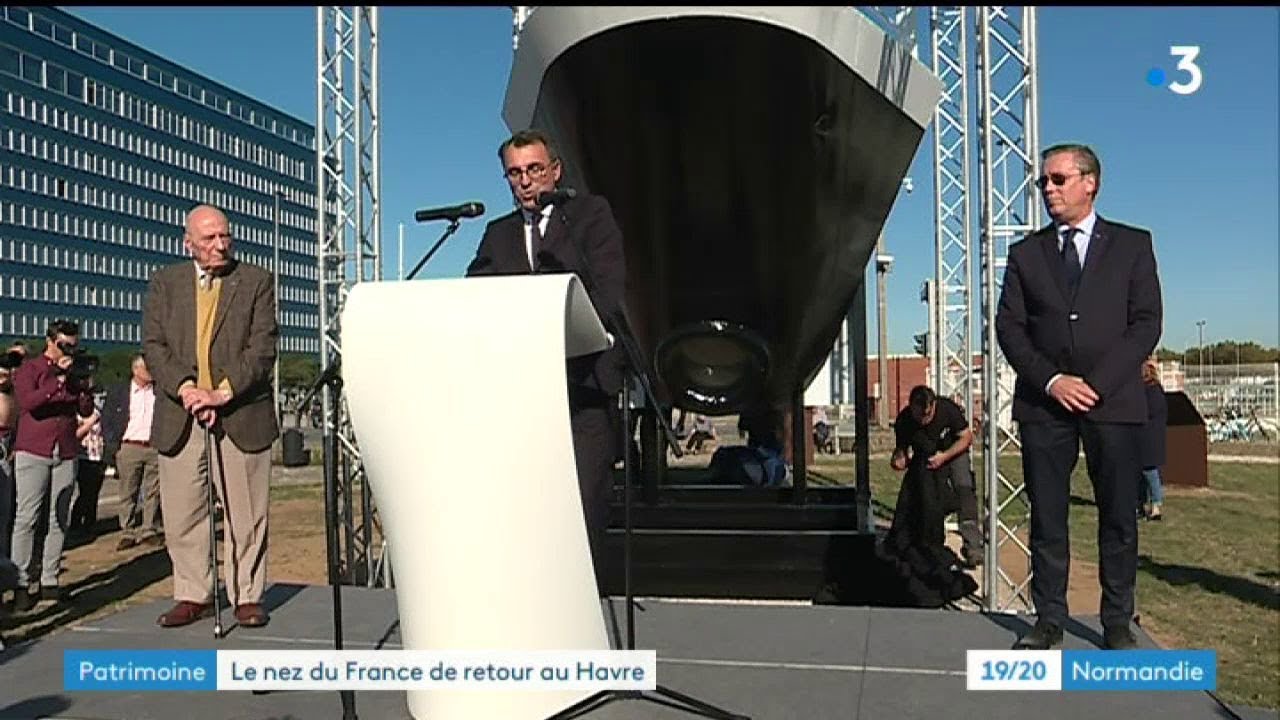 Le paquebot France à nouveau visible au Havre