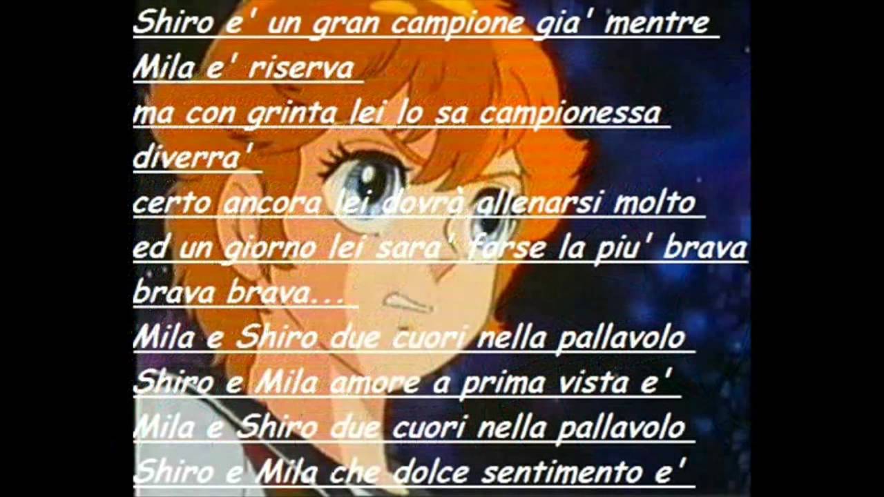Sigla Mila e Shiro+TESTO