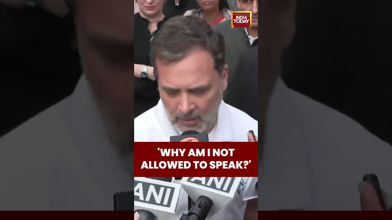 Rahul Gandhi Says He Was Stopped From Speaking on National Security | #rahulgandhi #shorts