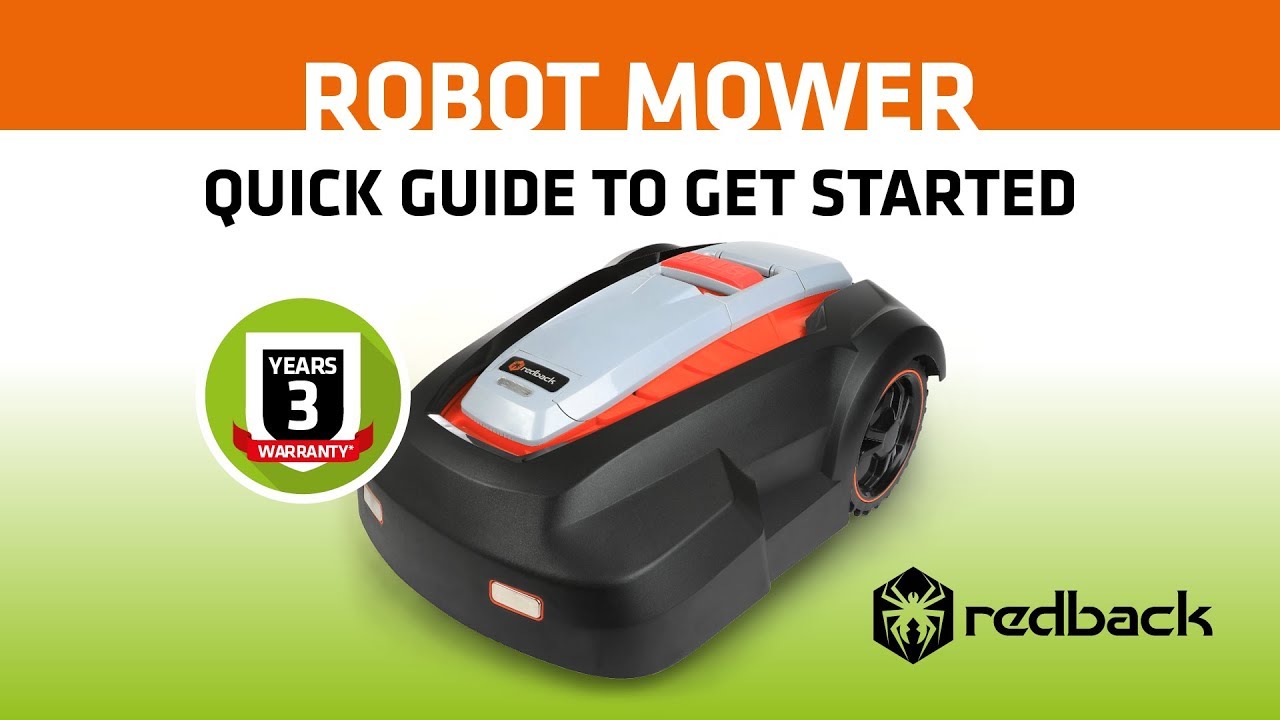 Redback Robot Mower Quick Guide manual 2018