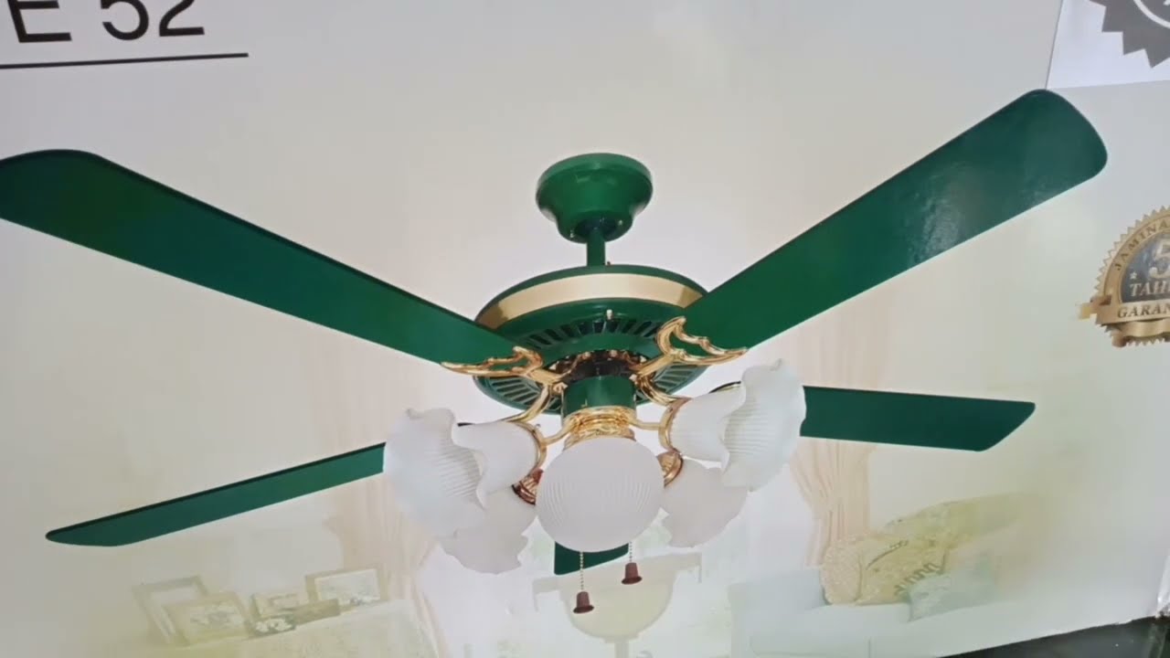 Cara pasang lampu kipas Maspion CF 146 hg