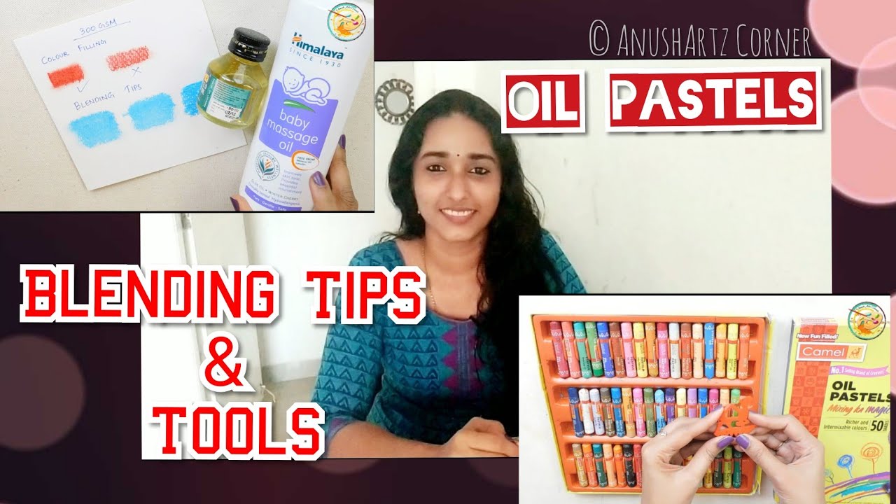 Tips and Techniques used in Oil Pastels| Colour Mixing|Colour Blending|Tools used to create Effects
