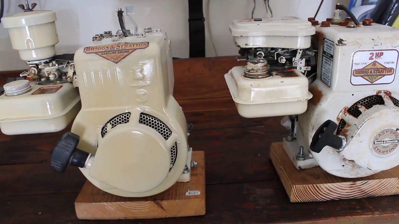 1957 and 1966 Briggs 2 HP Engine Comparison