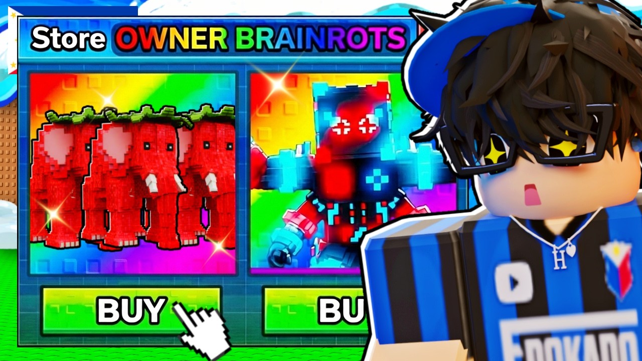 Escape Tsunami For Brainrots, Pero May OWNER SHOP!