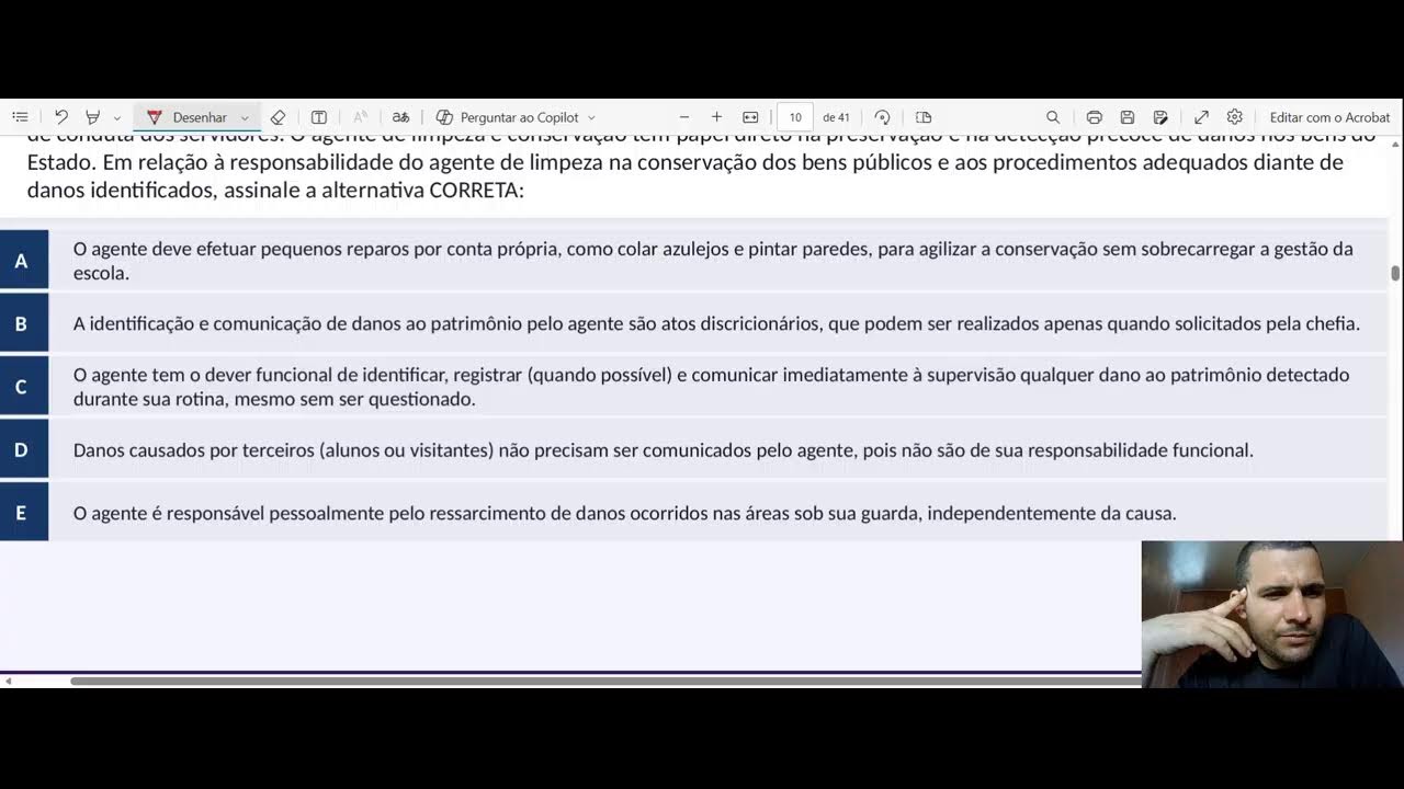 2ª REVISÃO - AGENTE DE LIMPEZA E CONSERVAÇÃO SEDUC-RO 2026