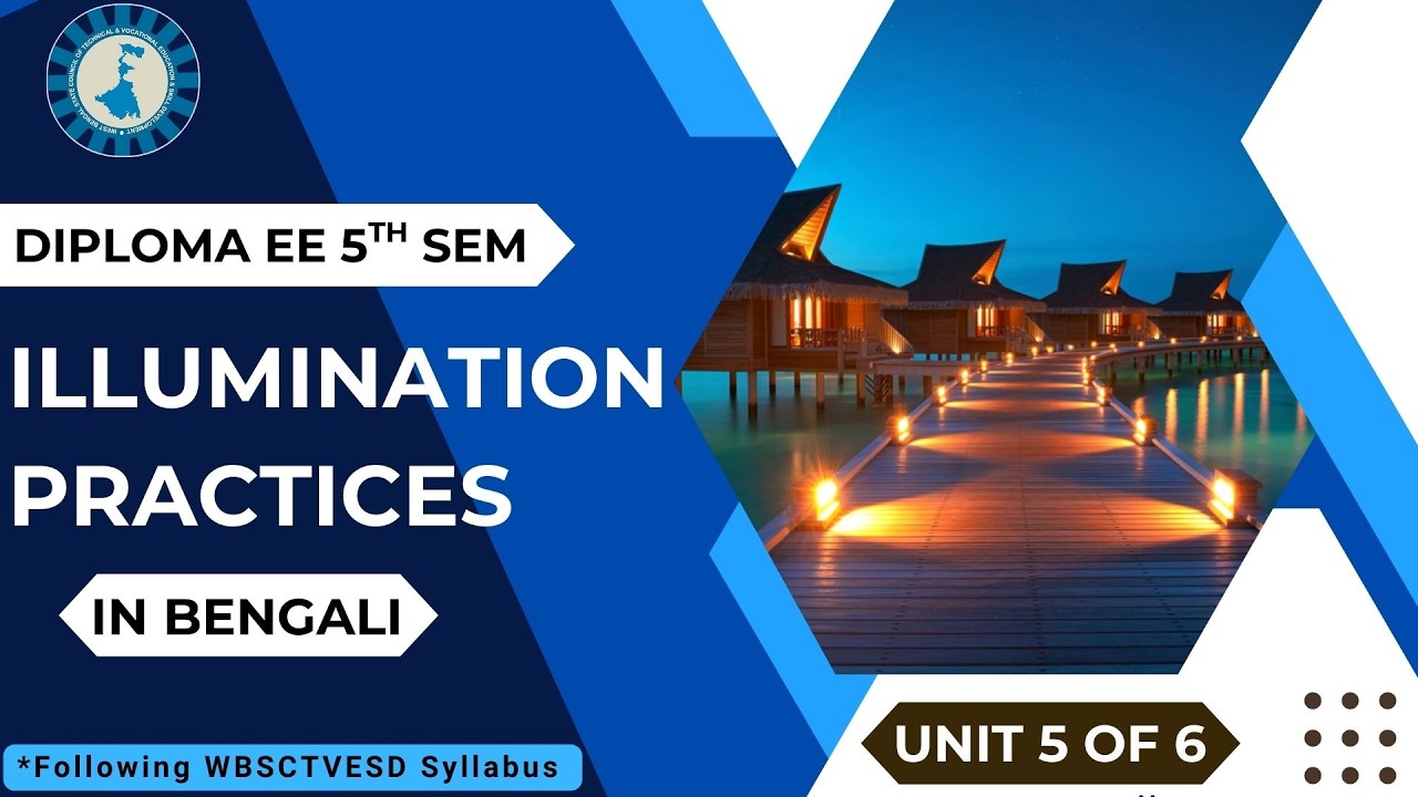 ILLUMINATION PRACTICES | Interior lighting design | WBSCTVESD | EE | In Bengali