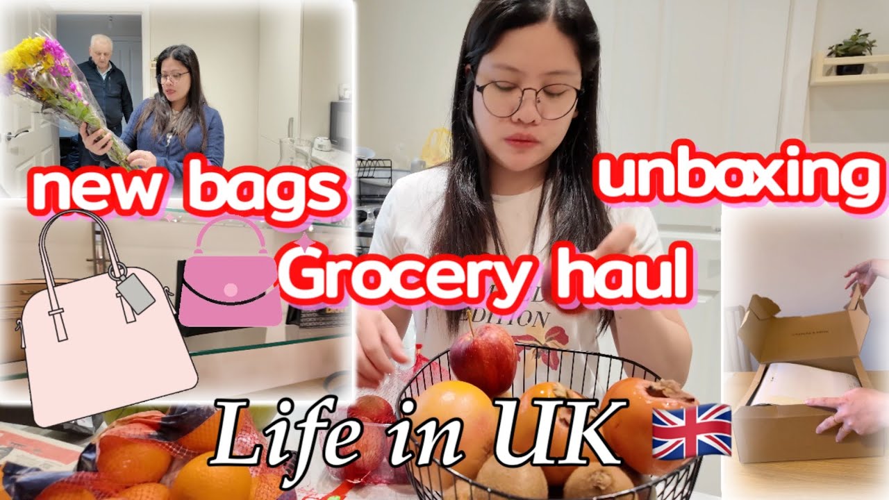 LIFE IN UK 🇬🇧|Grocery haul, Trafford centre Manchester, Unboxing Bags Michael Kors, Charles & Keith
