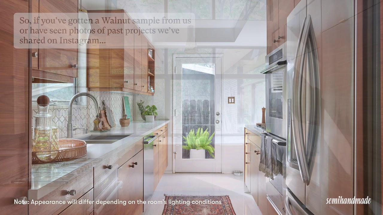 Everything You Need to Know: Semihandmade Classic Walnut Cabinet Fronts