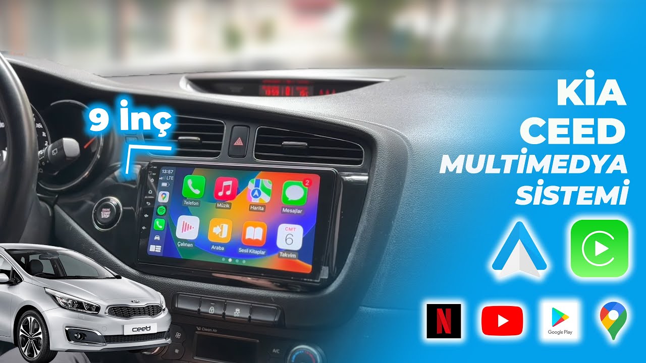 KİA CEED (2012-2017) ANDROİD MULTİMEDYA SİSTEMİ !! #ceed #carplay #android #multimedia 22-076