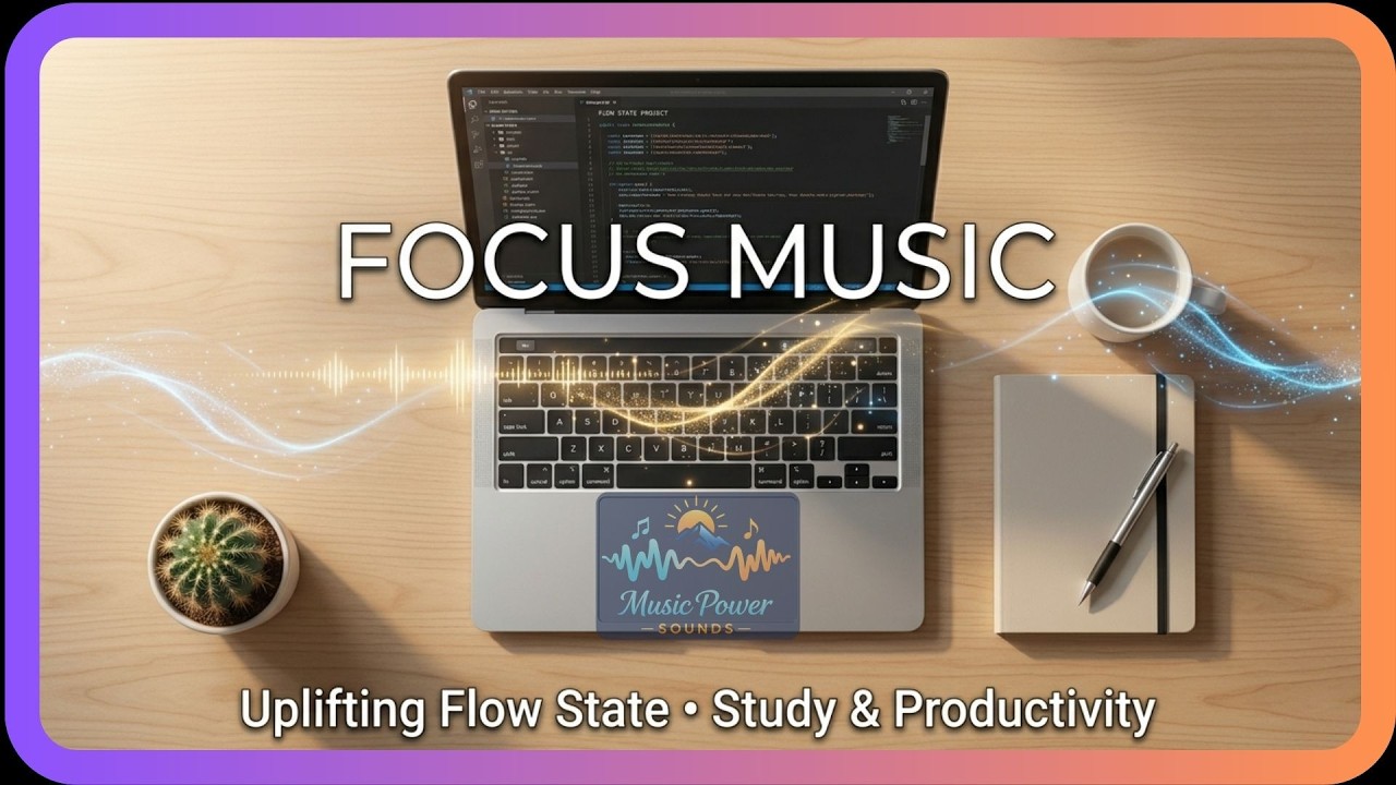 Uplifting Flow State • Deep Focus Music for Study & Productivity