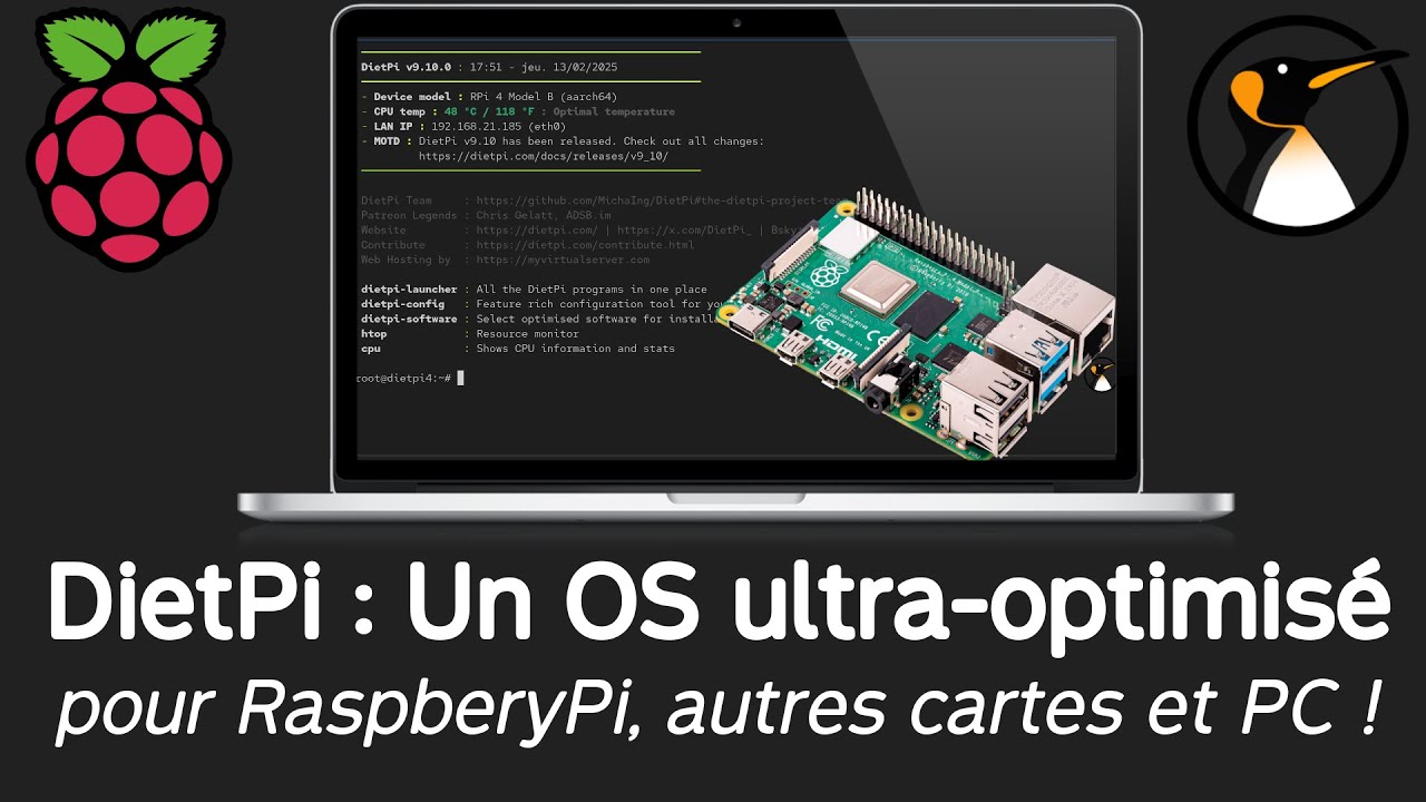 DietPi : Un syst&egrave;me ultra optimis&eacute; pour Raspberry Pi et PC !