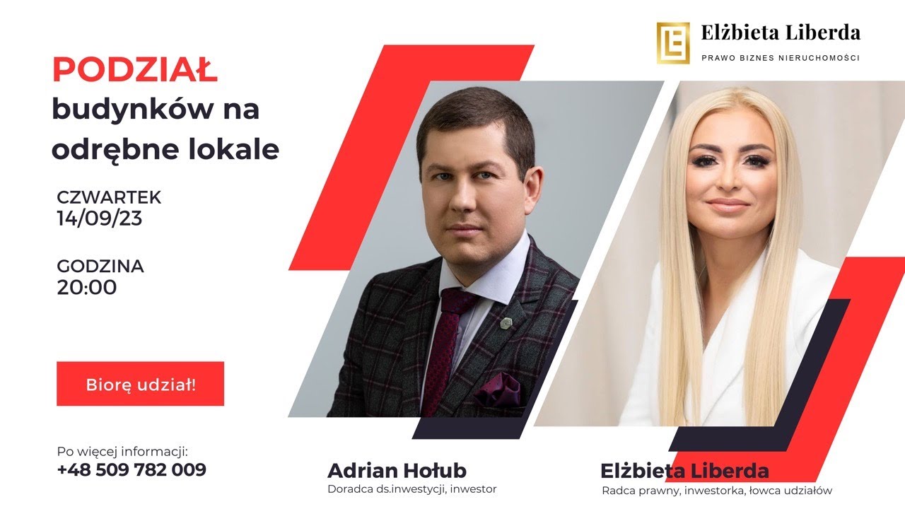 [WEBINAR] PODZIAŁ budynk&oacute;w na odrębne lokale. Jak zacząć dzielić mieszkania na mniejsze?