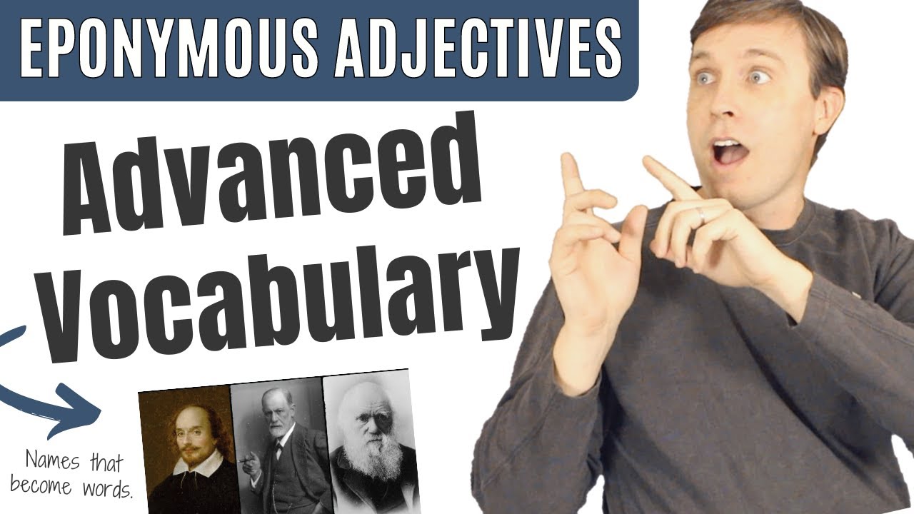 EPONYMOUS ADJECTIVES | Advanced Vocabulary You Probably Don't Know