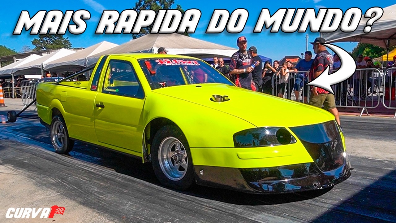 SAVEIRO TURBO 230KMH EM 5 SEGUNDOS!! 😳