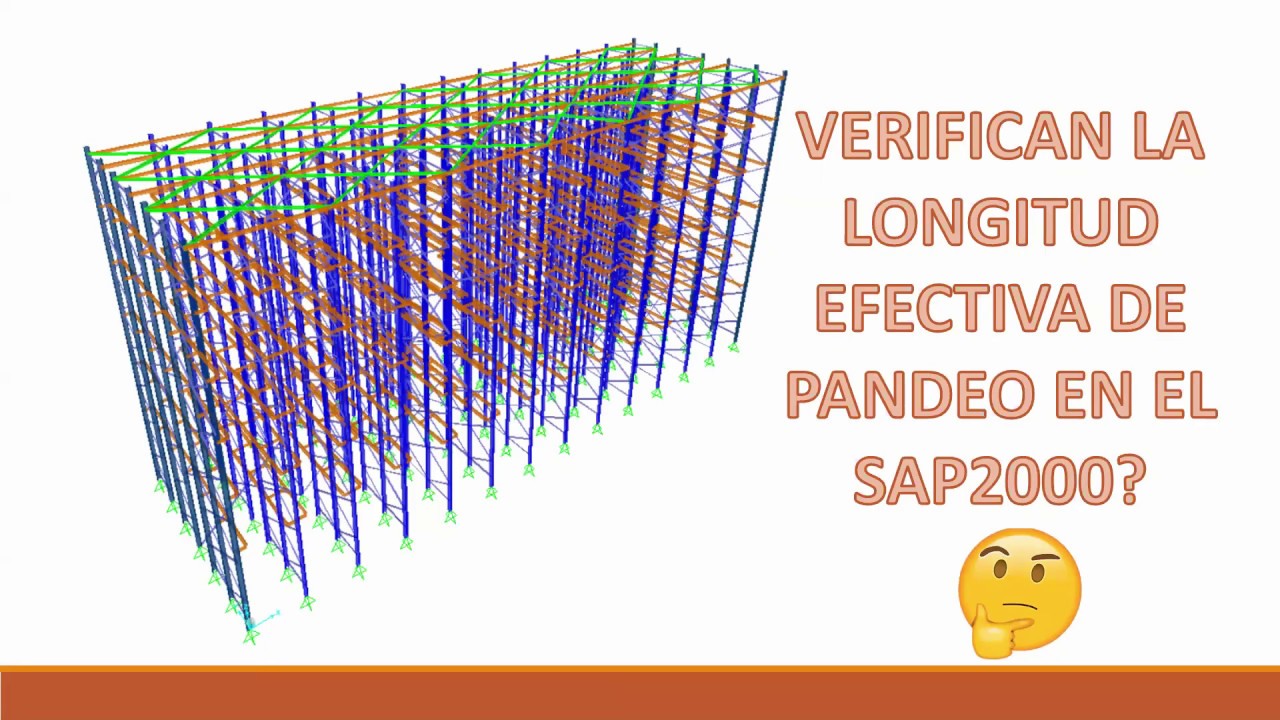 Verificando la Longitud de Pandeo en el SAP2000