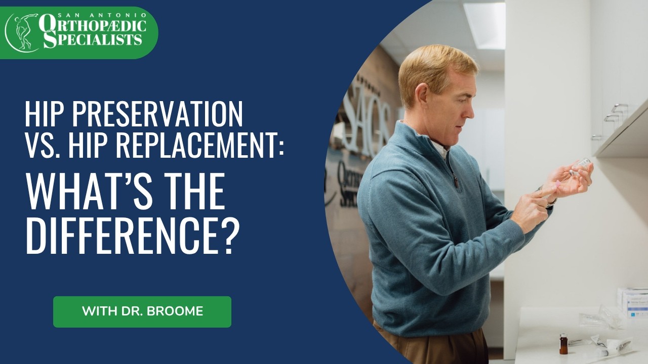 Hip Preservation vs Hip Replacement: What&rsquo;s the Difference? | Dr. Broome Explains #hippain