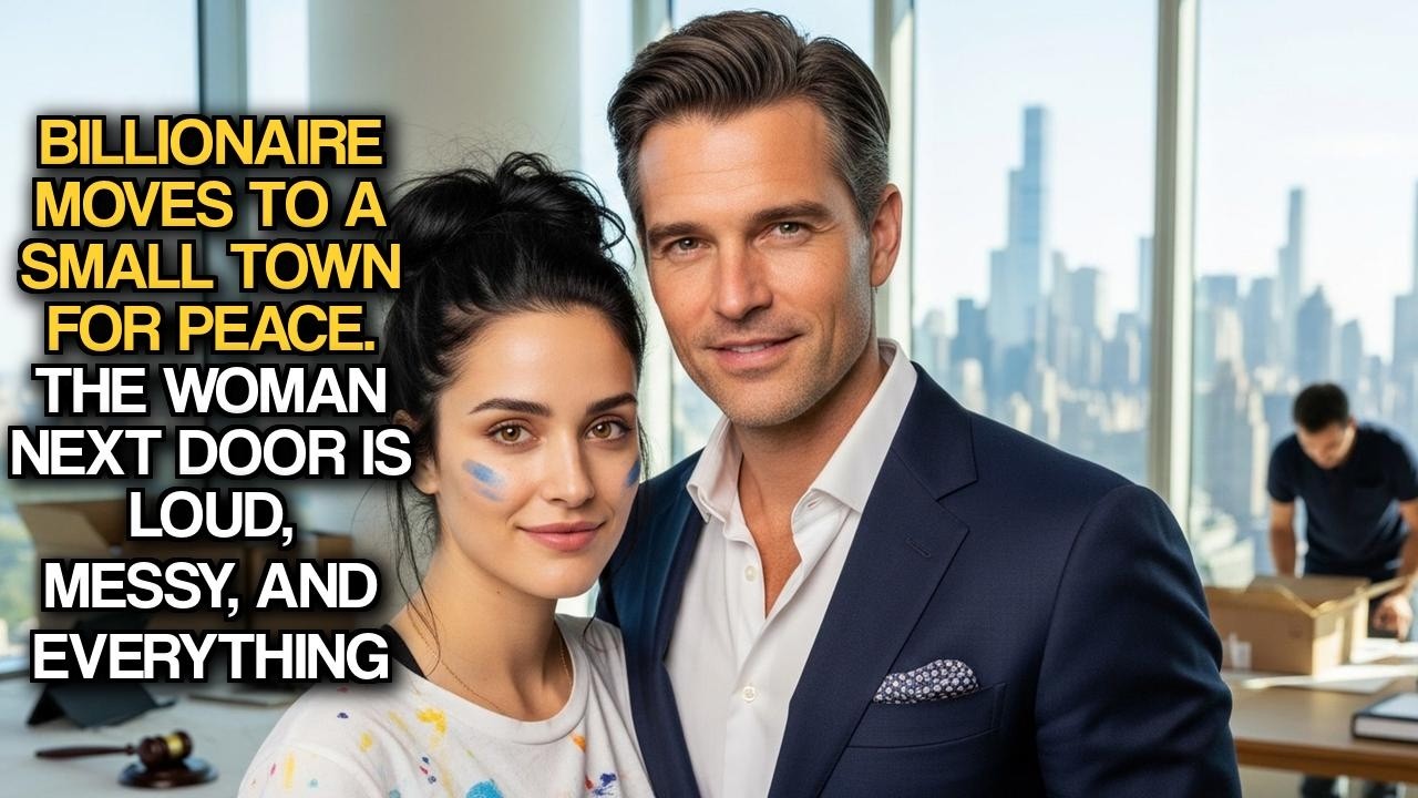Billionaire Moves to a Small Town for Peace. The Woman Next Door Is Loud, Messy, and Everything