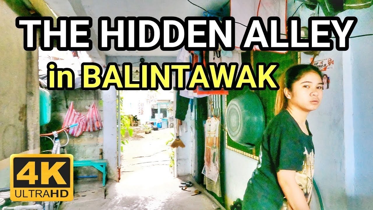 THE OTHER SIDE of BALINTAWAK | WALKING at HIDDEN NARROW ALLEY in Balintawak Philippines [4K] 🇵🇭