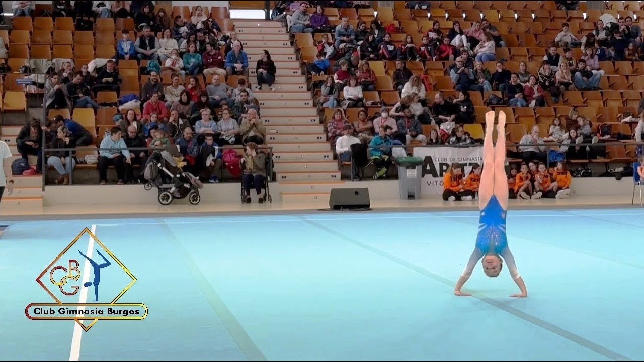 Gimnasia Artística Femenina SUELO. 9 años. ORO en el Torneo Txapelgym 2023. Olivia Pérez Codón.