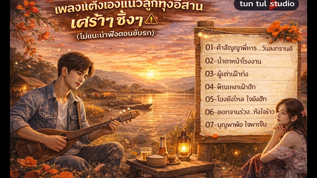 เพลงแต่งเองแนวลูกทุ่งอีสาน เศร้าๆ ซึ้งๆ