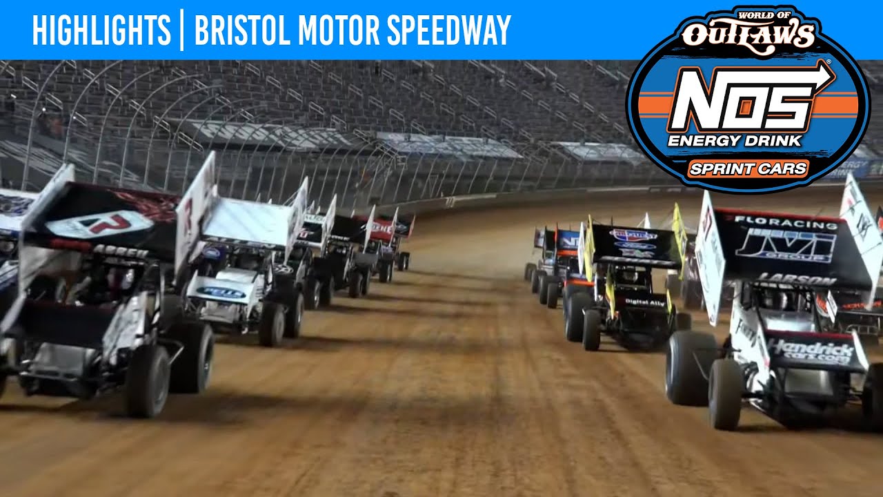World of Outlaws NOS Energy Drink Sprint Cars, Bristol Motor Speedway, 30 апреля 2022 г. | ОСНОВН...