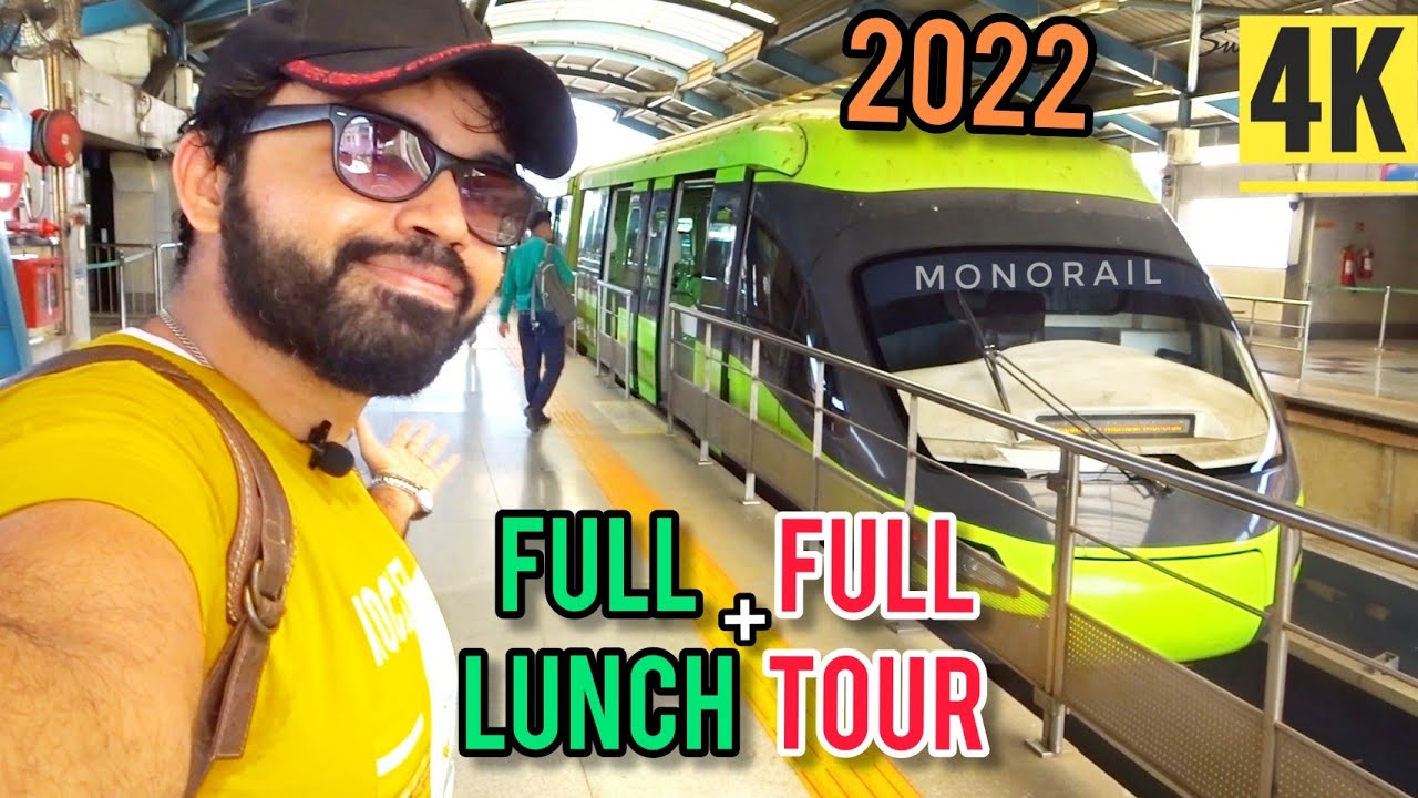 Mumbai Monorail FULL LUNCH + FULL TOUR 4K Video 2022 | NEW Vlog