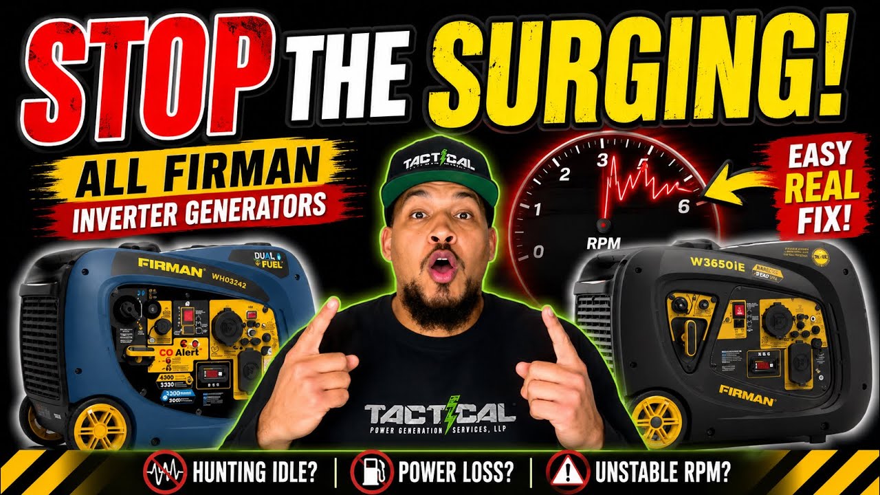 Inverter Generator Surging? Here’s the REAL Fix!