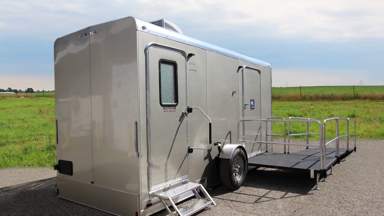 ADA Portable Restroom Trailer | ADA +2 Comfort Series