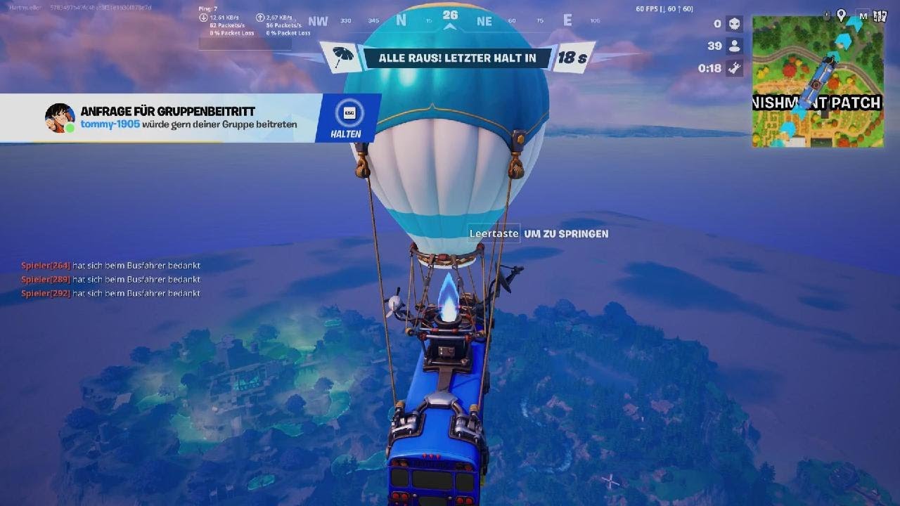 eine kurze runde fortnite(-: