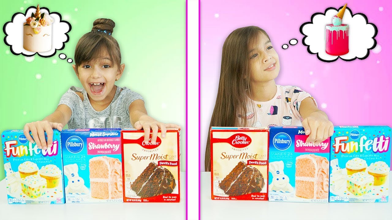Twin Telepathy Cake Challenge! | Emily and Evelyn
