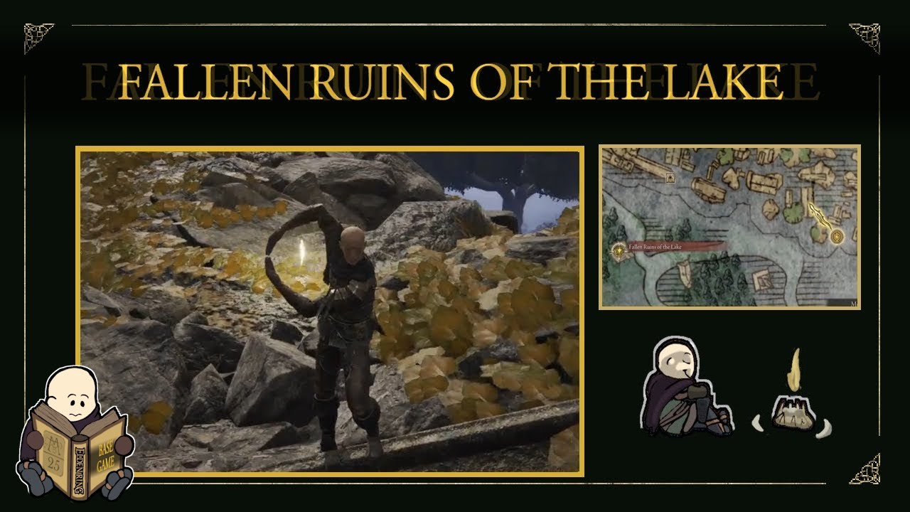 ELDEN RING&trade; Fallen Ruins of the Lake grace location