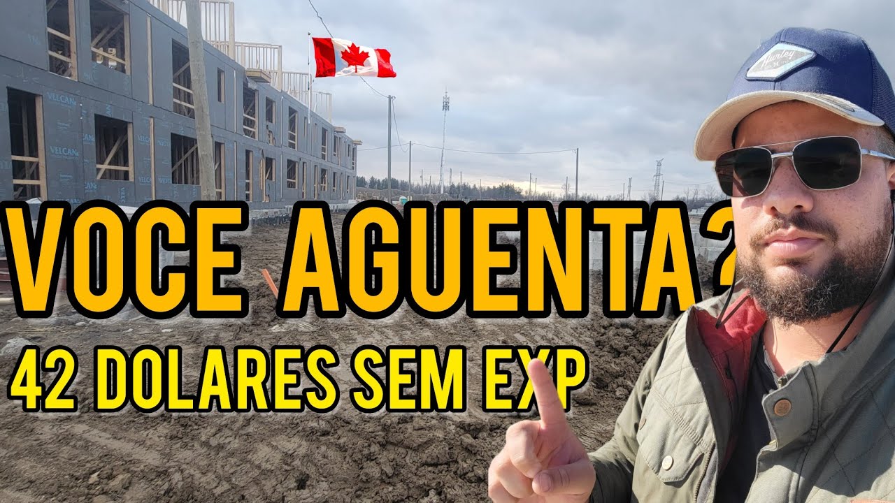 Este TRABALHO tem um dos MAIORES SALÁRIOS na construção civil do CANADA
