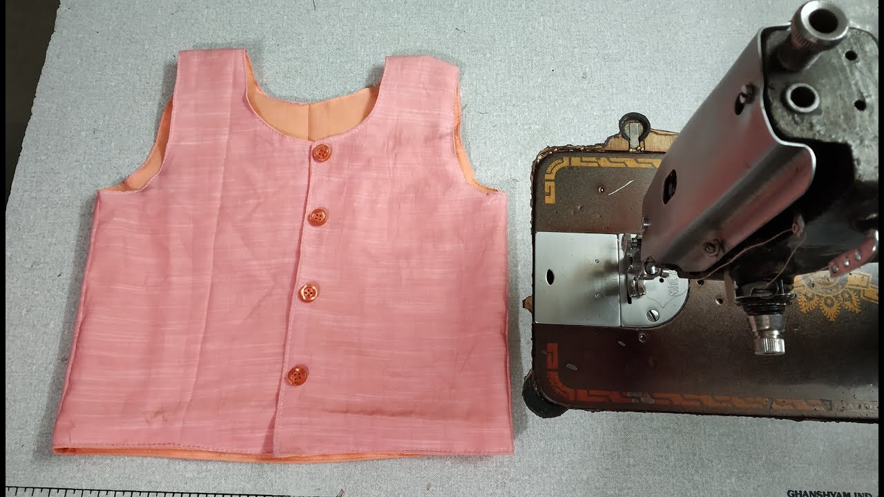 Two in One Baby Inner/ Jacket | DIY | Art of clothes | बच्चों की 2 इन 1 इनर/ जैकेट