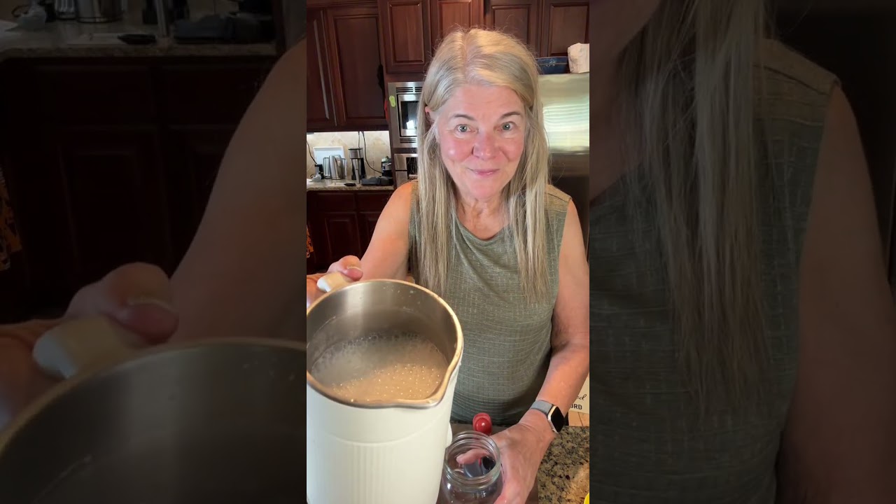 Make the best nut milk ever with this nut milk maker! Its even hot s cleaning cycle.