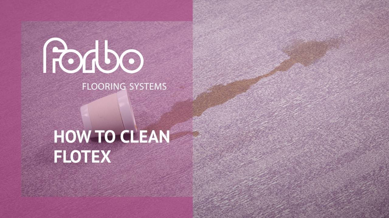 How to Spot and Machine Clean Flotex Flocked Flooring | Forbo Flooring Systems UK