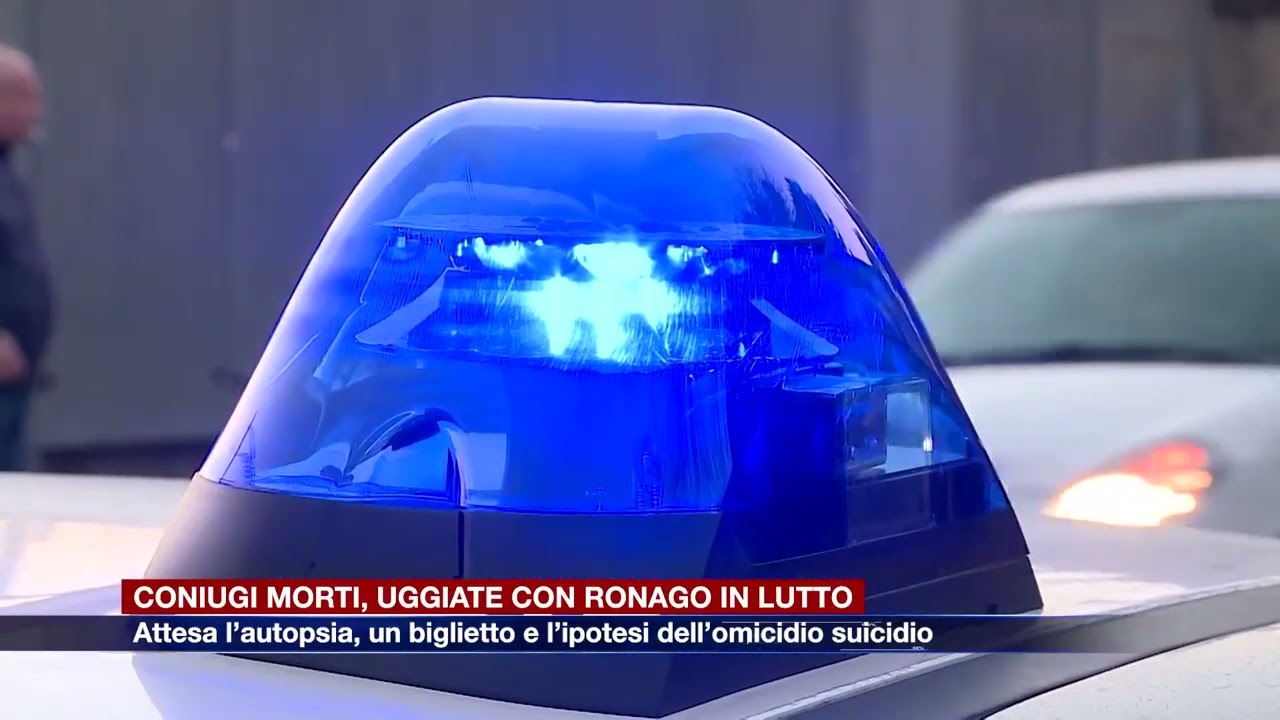 Etg - Coniugi morti a Uggiate con Ronago, attesa l&rsquo;autopsia. Lutto in paese, luminarie spente