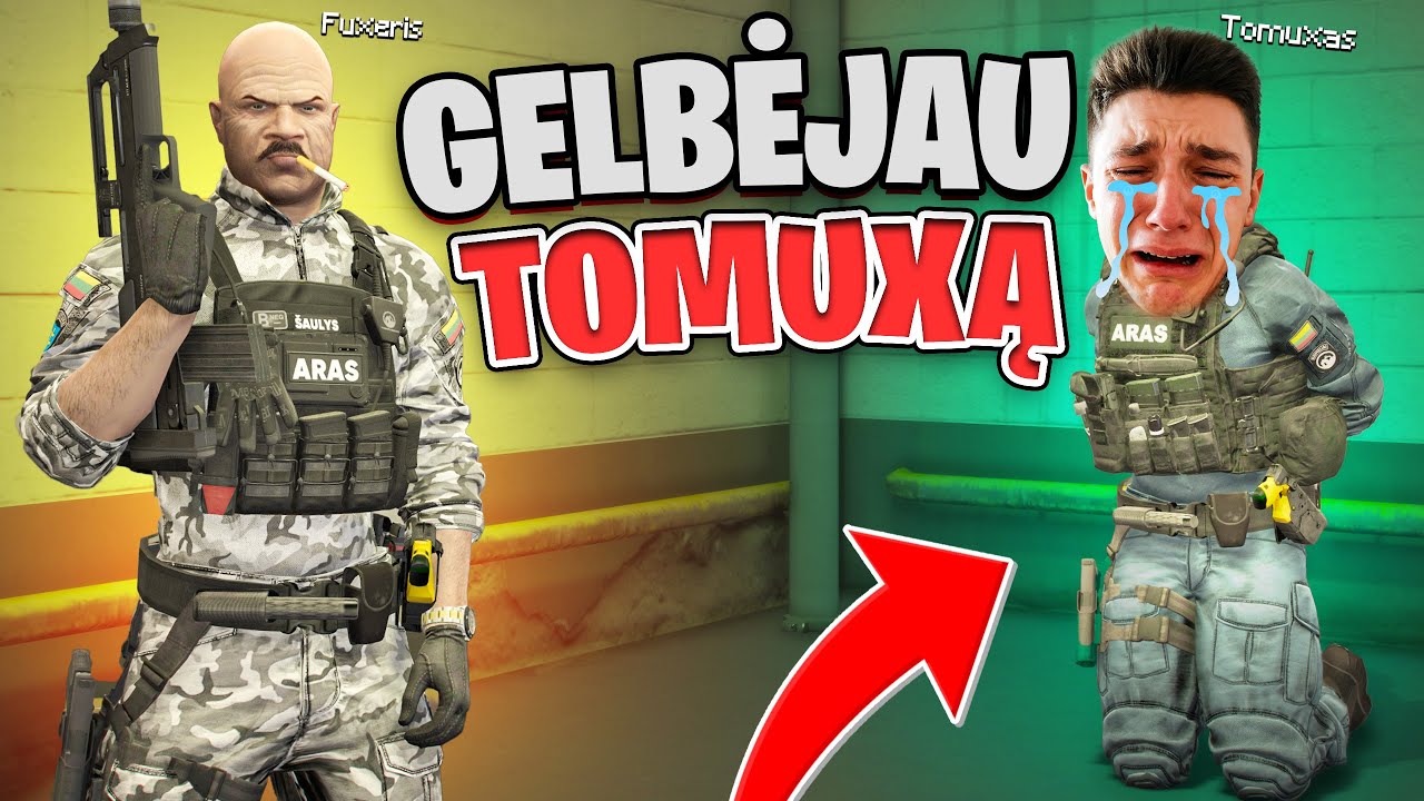 GELBĖJAU TOMUXĄ NUO PAGROBĖJŲ?  @Tomuxas   GTA ROLEPLAY LIETUVIŠKAI (GTA Kaimeliai.LT)