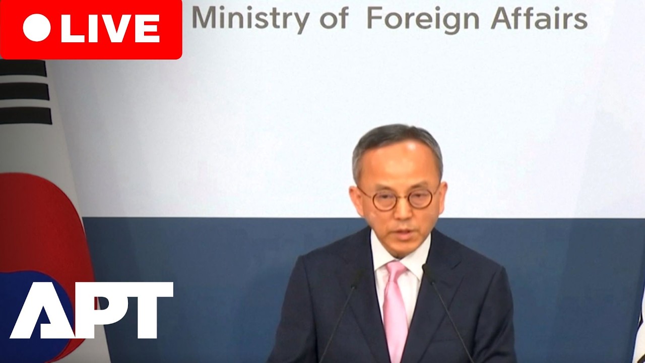 LIVE | South Korea's Foreign Ministry Gives Update On Global And Regional Developments | APT