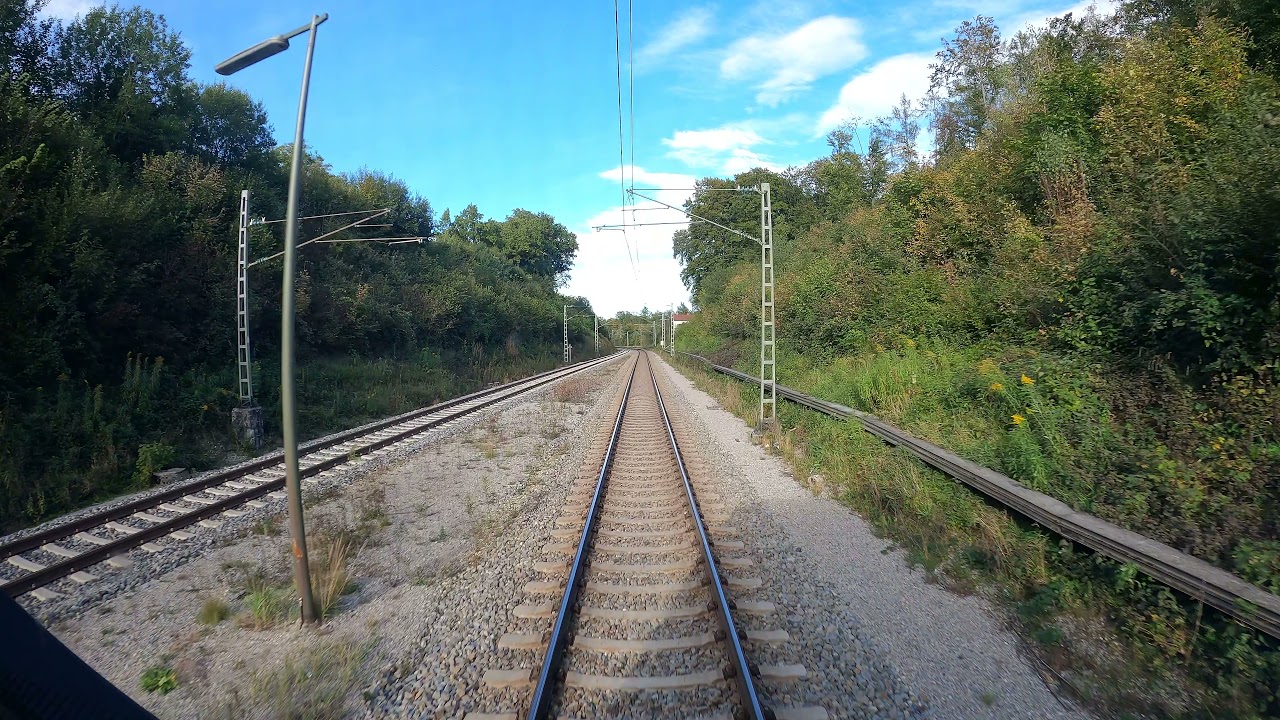 Führerstandsmitnahme S-Bahn München S6 Tutzing - Ebersberg BR423
