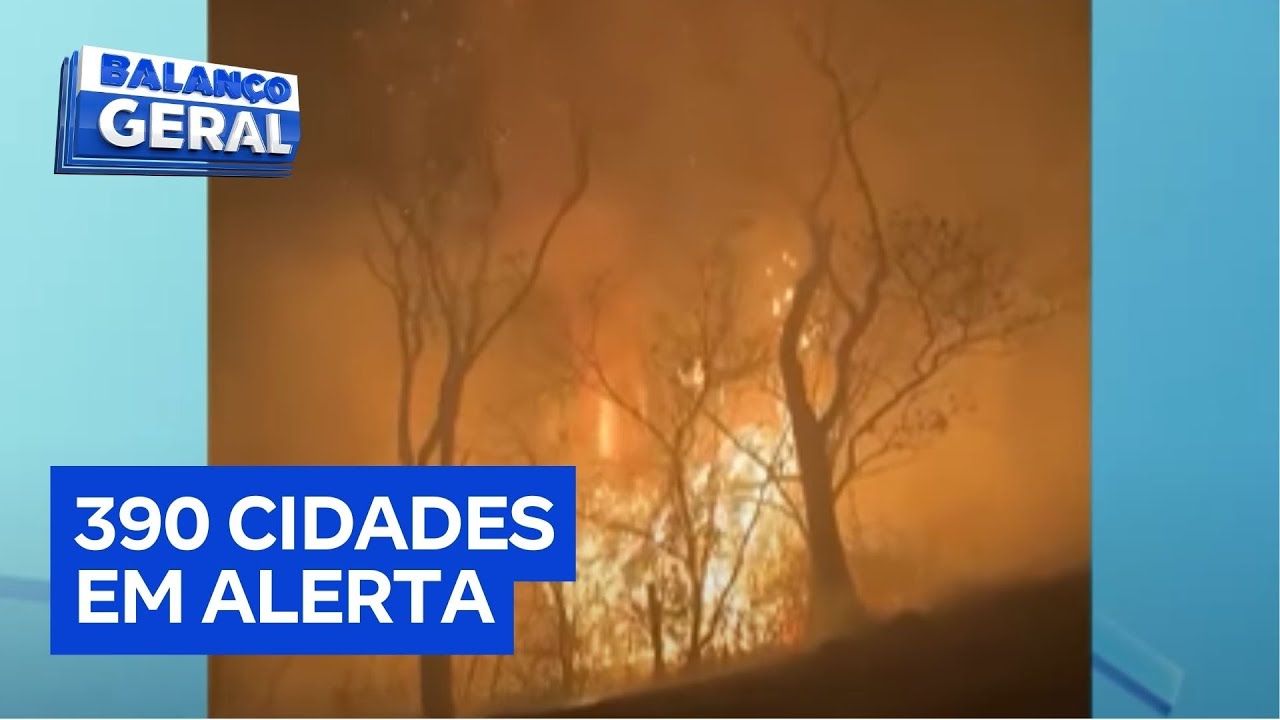 Tempo seco provoca inc&ecirc;ndios em SP, MG, GO e DF