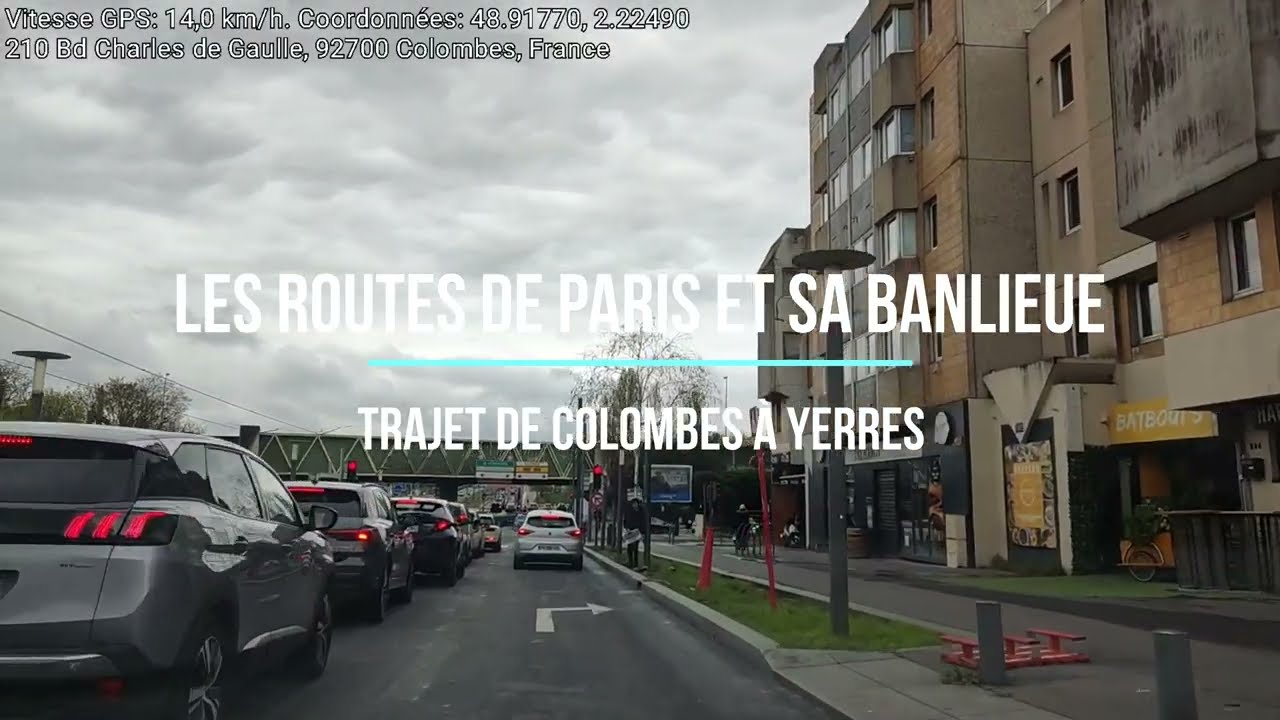 Sur les routes de Colombes à Yerres