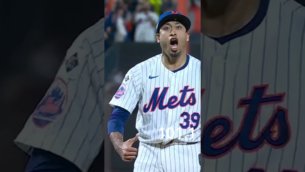 2024 Edwin D&iacute;az Fastest vs Slowest Fastball MLB #mlb #baseball #sports #highlights #mets #edwindiaz